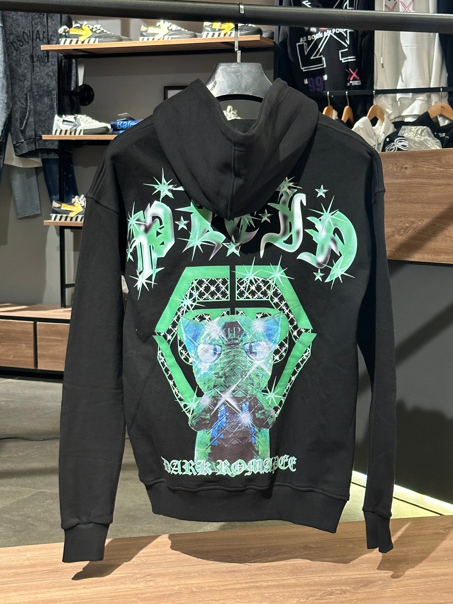 PHILIP PLEIN HOODIE BLACK