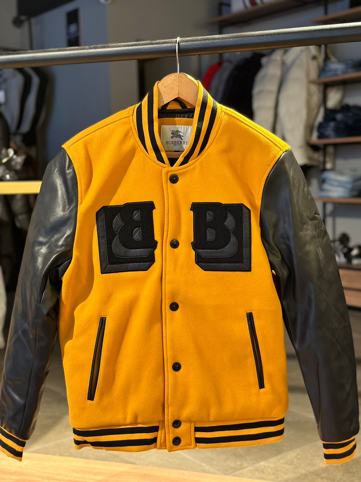 BURBERRY JACKET "Leather SLEEVES"