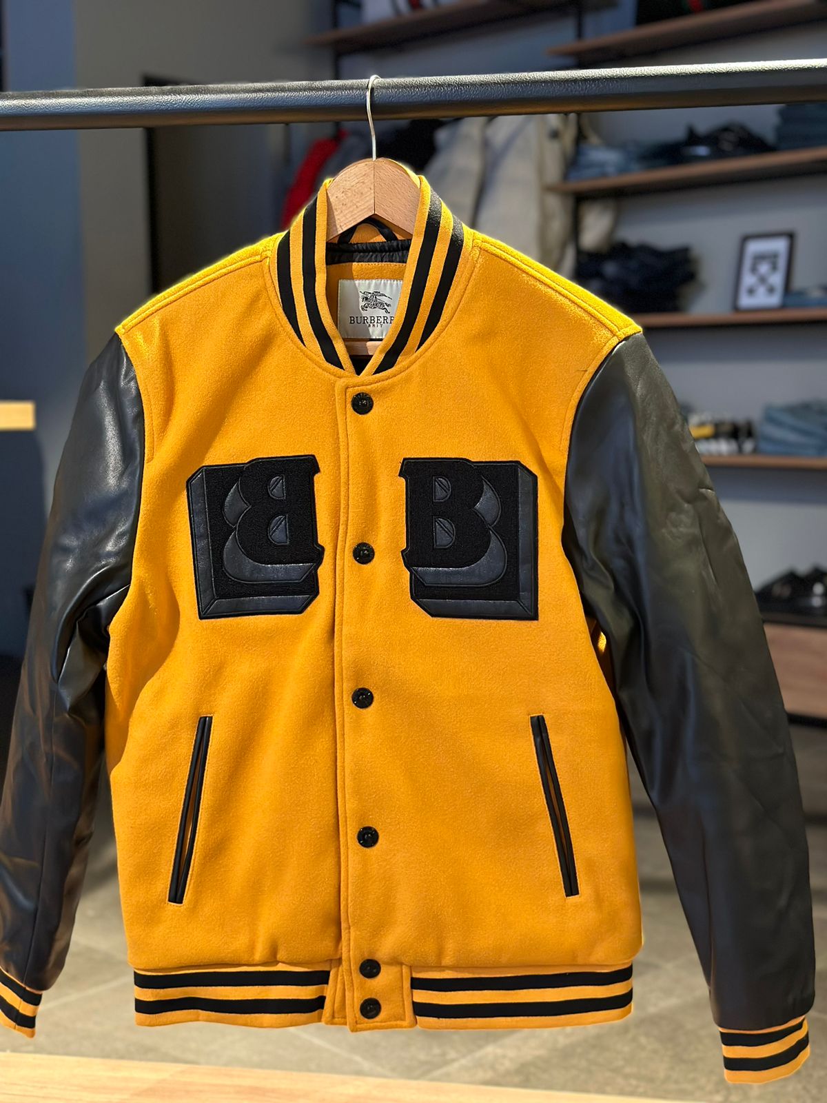 BURBERRY JACKET "Leather SLEEVES"