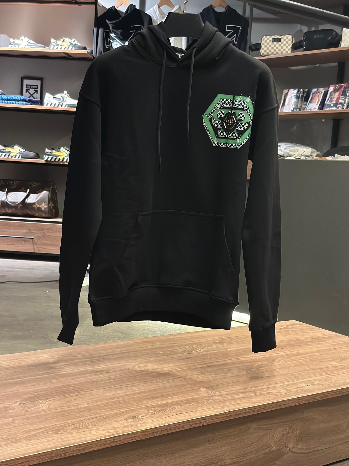 PHILIP PLEIN HOODIE BLACK