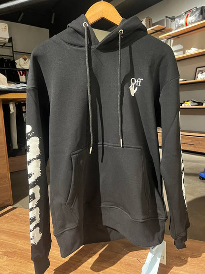 OFF WHITE HOODIE "Black"