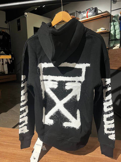 OFF WHITE HOODIE "Black"