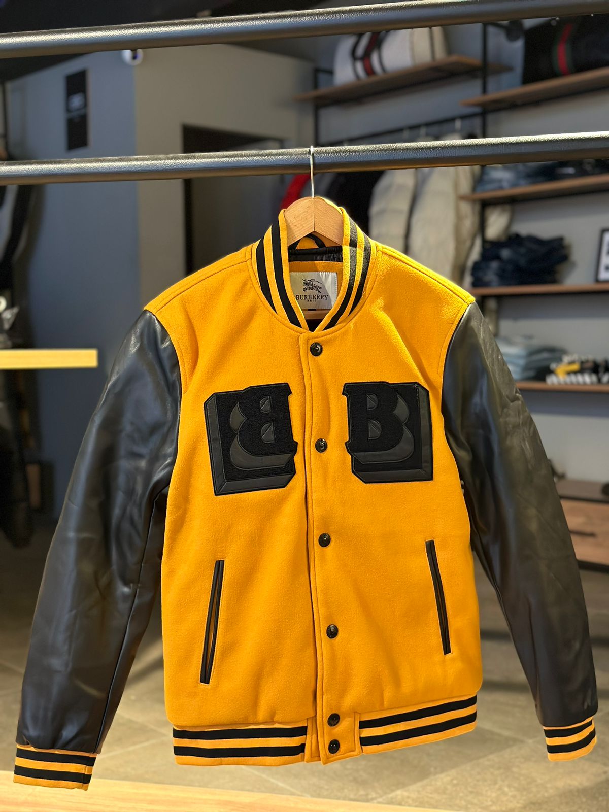 BURBERRY JACKET "Leather SLEEVES"