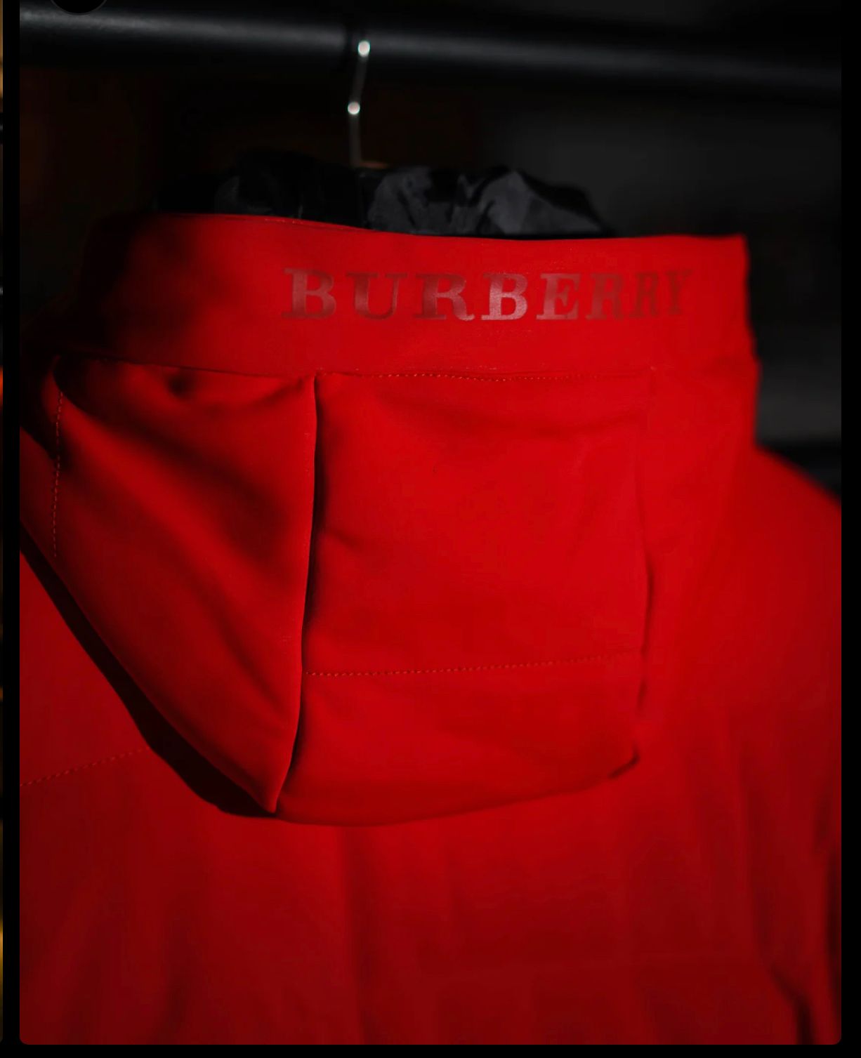 Burberry hooded puffer jacket "RED"