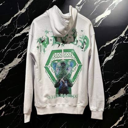 PHILIP PLEIN HOODIE WHITE