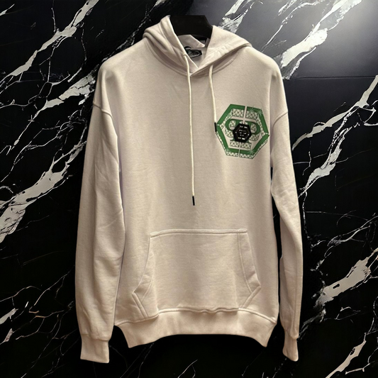 PHILIP PLEIN HOODIE WHITE