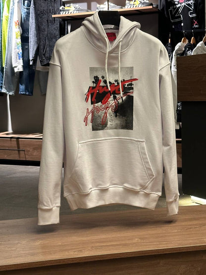HUGO HOODIE WHITE